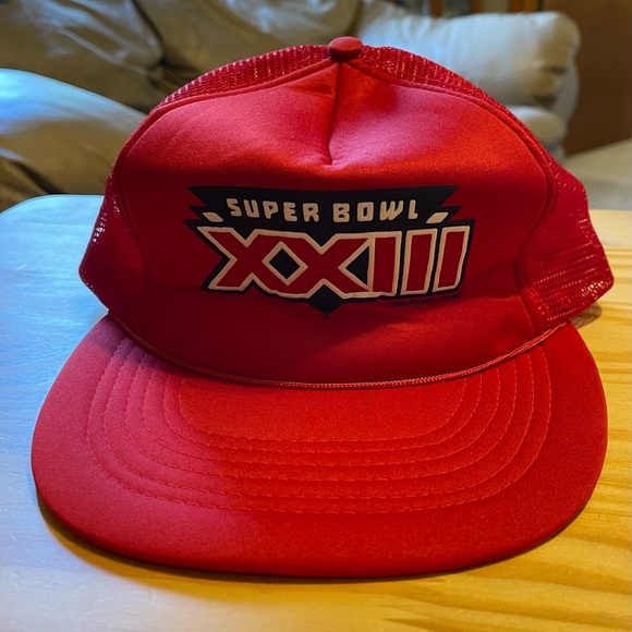 Super Bowl Xxiii Hat Snap Back Cap Mesh 